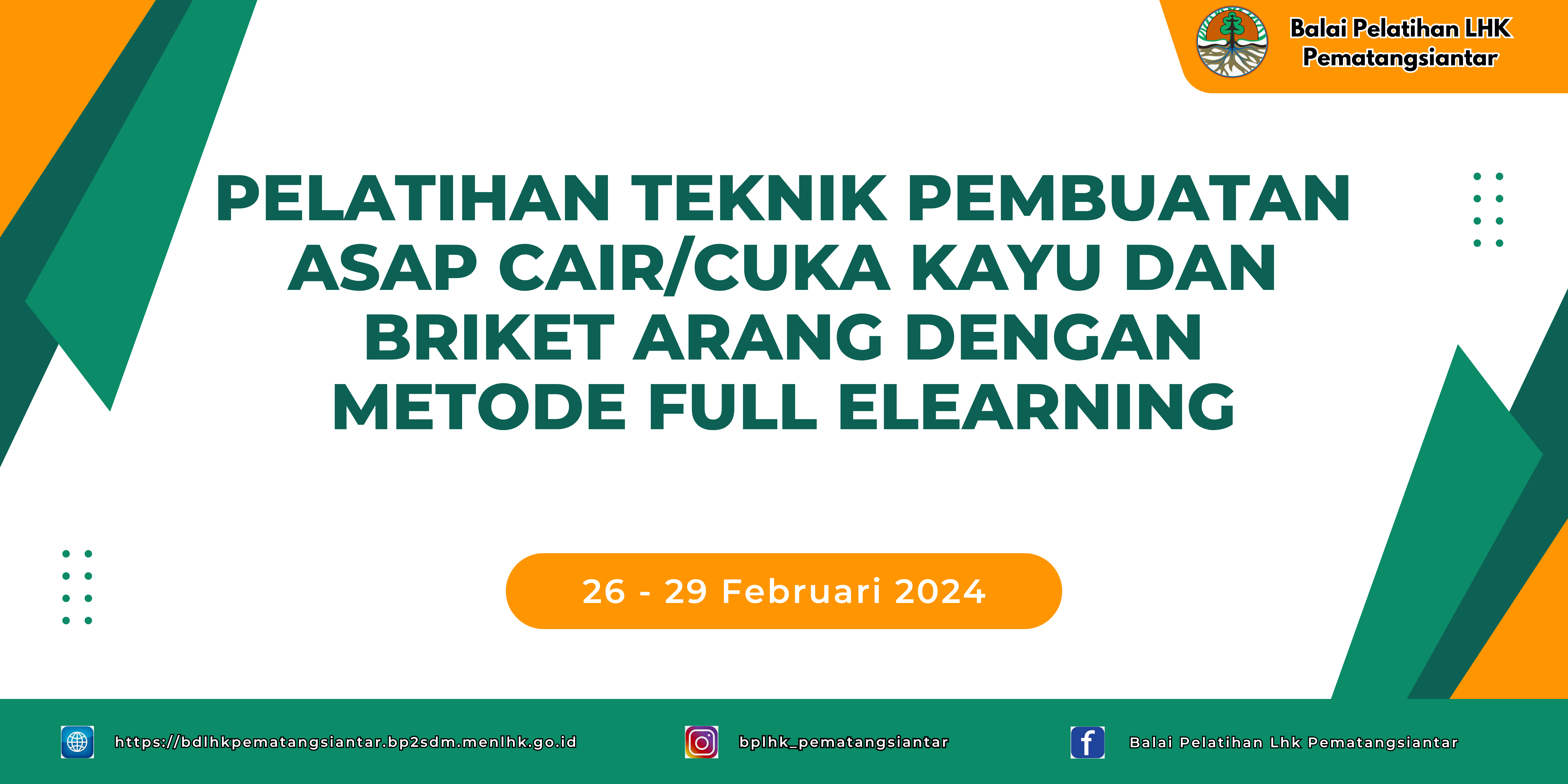 PELATIHAN TEKNIK PEMBUATAN ASAP CAIR/CUKA KAYU DAN BRIKET ARANG ANGKATAN 2