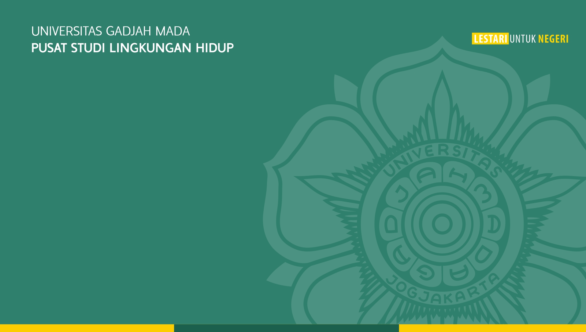 Pelatihan Dasar Amdal Kerjasama PSLH UGM