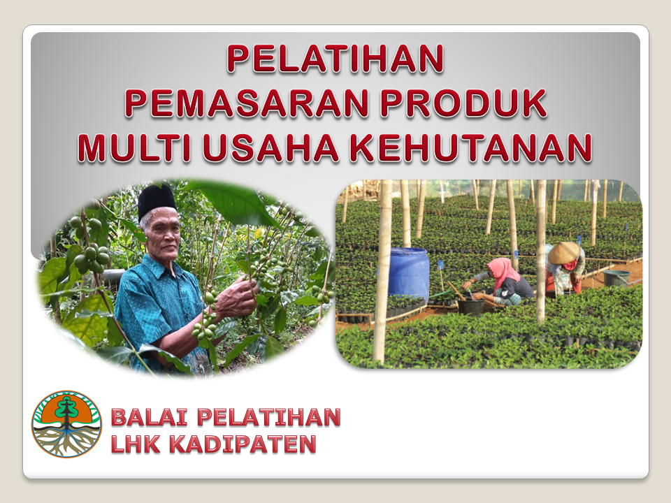 Pelatihan Pemasaran Produk Multiusaha Kehutanan Angkatan I