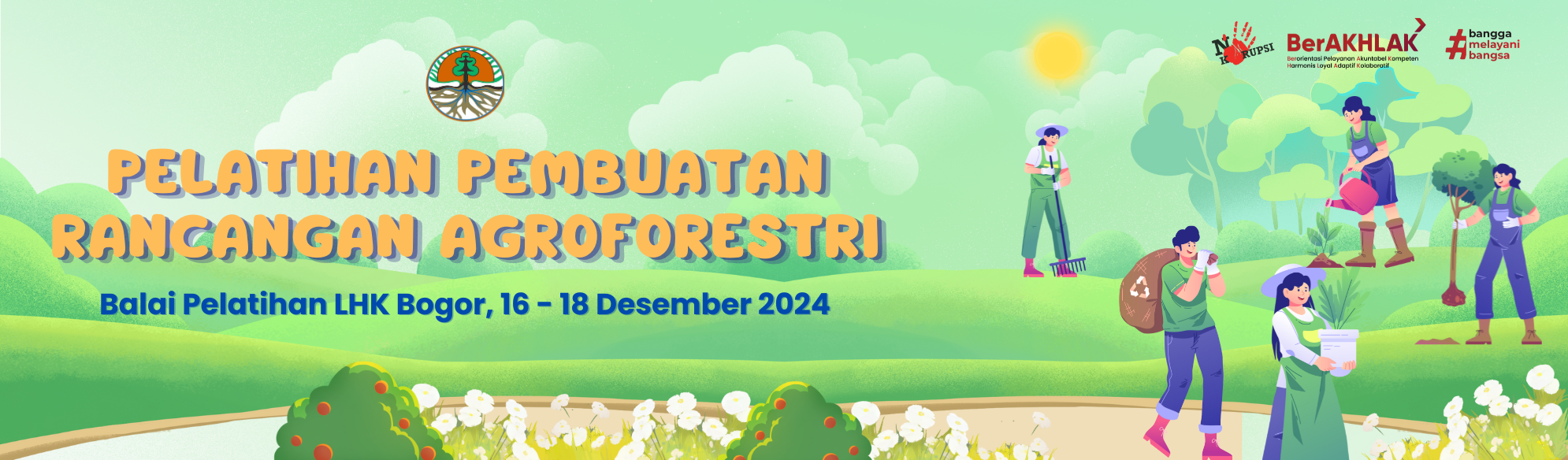 Pelatihan Pembuatan Rancangan Agroforestri Tahun 2024