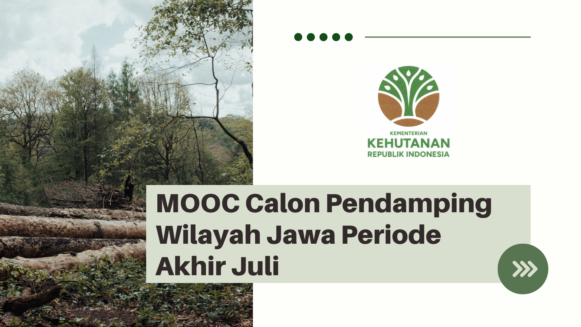 MOOC LMS Calon Pendamping Wilayah Jawa Periode Akhir Juli
