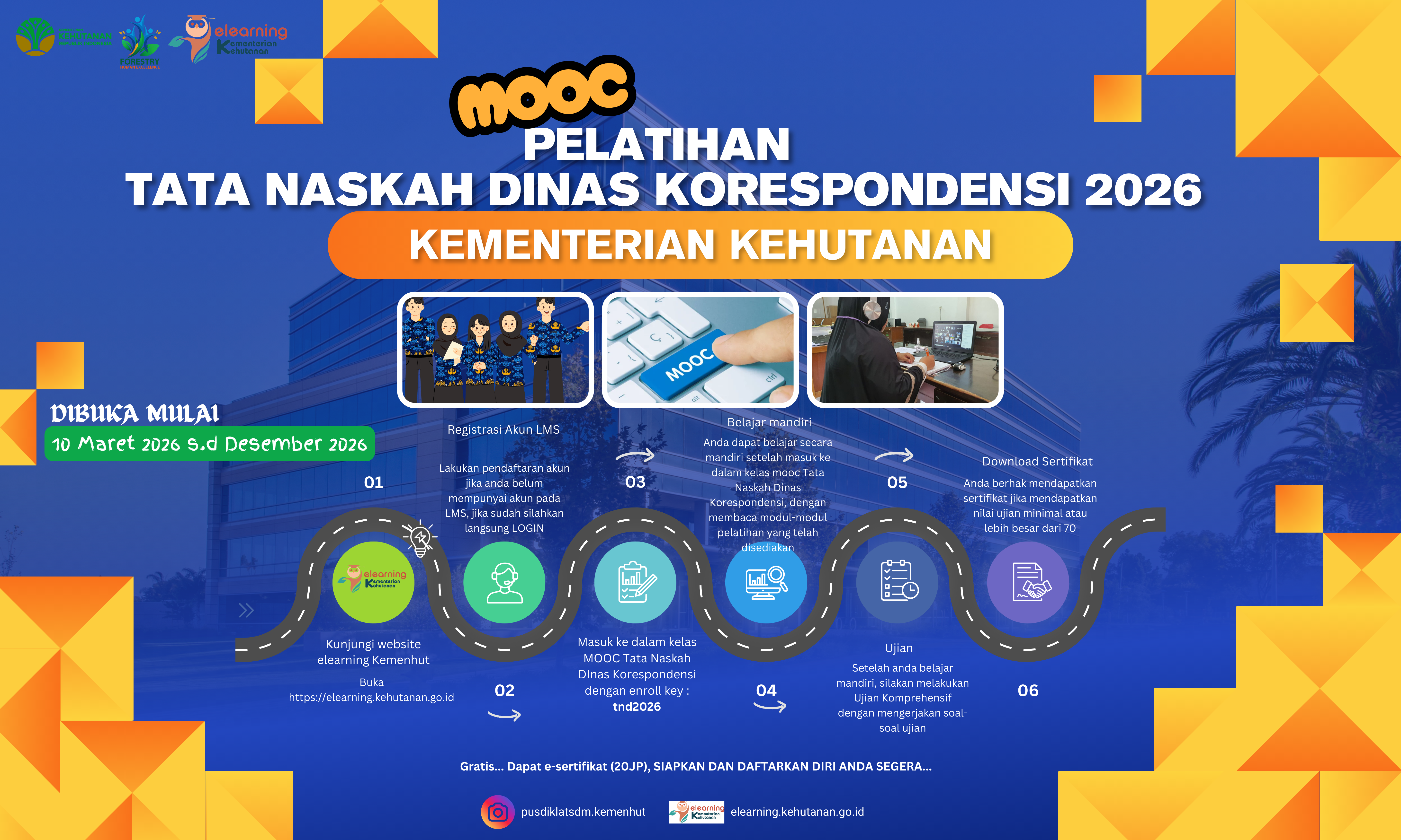 [MOOC] Pelatihan Tata Naskah Dinas Korespondensi Tahun 2026