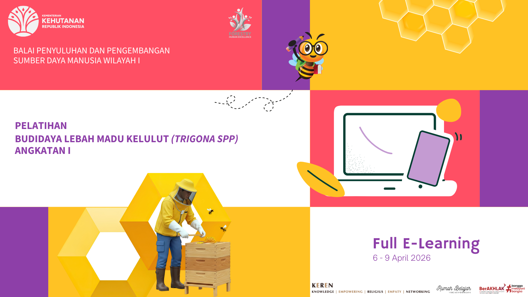 Pelatihan Budidaya Lebah Madu Kelulut (Trigona spp) Angkatan I Tahun 2026