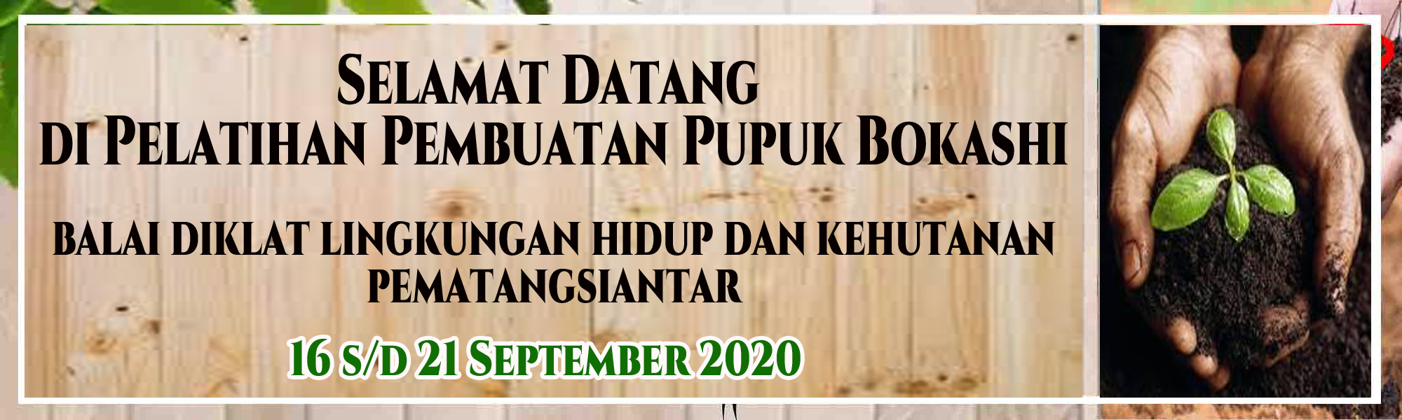 PELATIHAN TEKNIK PEMBUATAN PUPUK BOKASHI DI BDLHK PEMATANGSIANTAR
